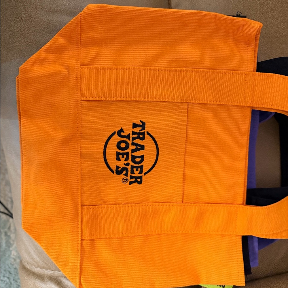 Trader Joe’s Halloween Mini Orange Tote Bag